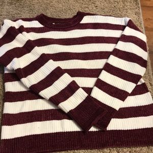 super cute and cozy striped sweater